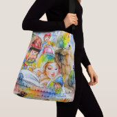 Whimsical Fairy Tale Illustration Tragetaschen Mit Langen Trägern (Von Nahem)