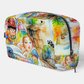 Whimsical Fairy Tale Illustration Waschbeutel (Rechte Ecke)