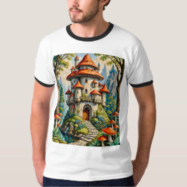 Whimsical Fairy Tale Mushroom Shirt