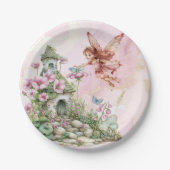 Whimsical Fairy Themed Pappteller (Vorderseite)