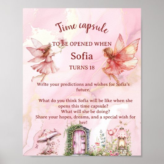 Whimsical Fairy Themed Poster (Vorne)