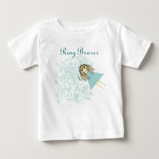 Whimsical Fairy Wedding Party T-Schreits Baby T-shirt (Vorderseite)
