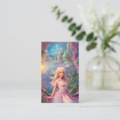 Whimsical Fairyland Background Visitenkarte (Stehend Vorderseite)