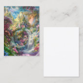 Whimsical Fairyland Background Visitenkarte (Vorne/Hinten)