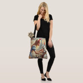 Whimsical Fairytale Art Alice and White Rabbit Tasche (Am Model)