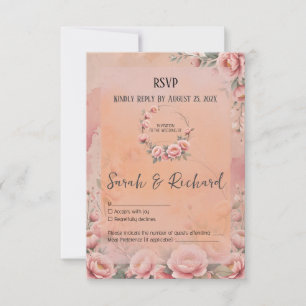 Whimsical Fairytale Floral Save-the-Date RSVP Karte