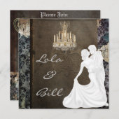 WHIMSICAL Fairytale Hochzeit Einladung AUTHENTIC (Vorne/Hinten)