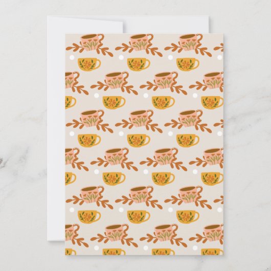 Whimsical Fall Fairytale Teezeremonie Party Einladung (Rückseite)