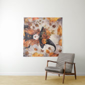 Whimsical Fall Hexe Wandteppich (Beispiel (Horizontal))