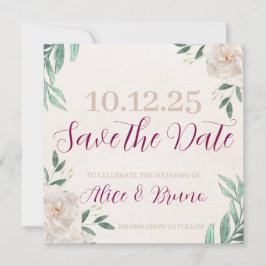 Whimsical Fall Speichern Sie die Datumskarten Save The Date