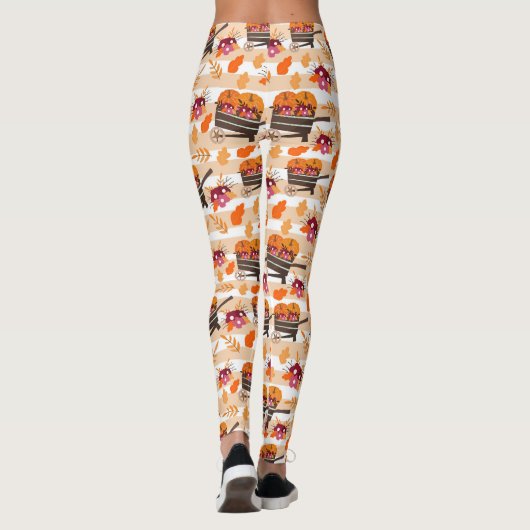 Whimsical Fall Wheels Leggings (Rückseite)