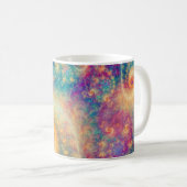 Whimsical Fantasy Abstract Fractal Vortex Art Kaffeetasse (VorderseiteRechts)