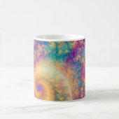 Whimsical Fantasy Abstract Fractal Vortex Art Kaffeetasse (Mittel)