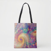 Whimsical Fantasy Abstract Fractal Vortex Art Tasche (Vorderseite)