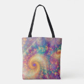 Whimsical Fantasy Abstract Fractal Vortex Art Tasche (Rückseite)
