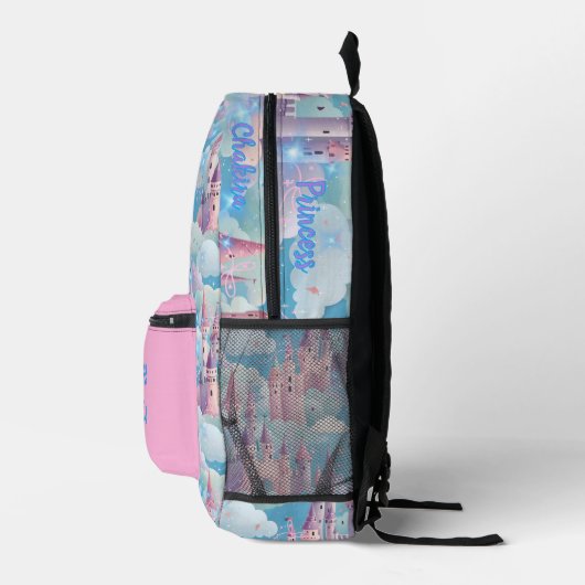 Whimsical Fantasy Castles in the Clouds Bedruckter Rucksack (Rechts)
