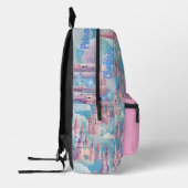 Whimsical Fantasy Castles in the Clouds Bedruckter Rucksack (Links)