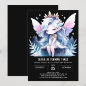 Whimsical Fantasy Fairy Geburtstag Einladung (Vorne/Hinten)