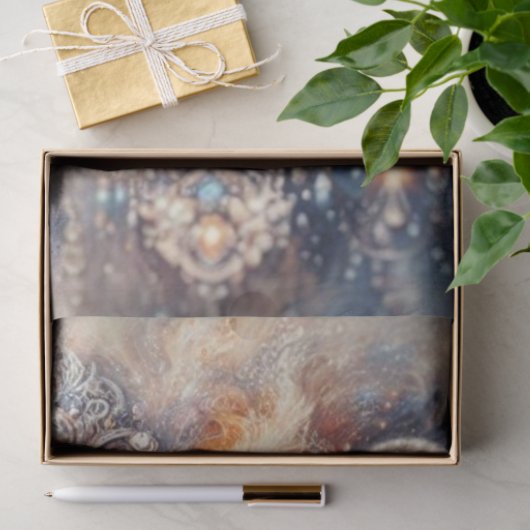 Whimsical Fantasy Lion King Aslan Decoupage Seidenpapier (Geschenk)