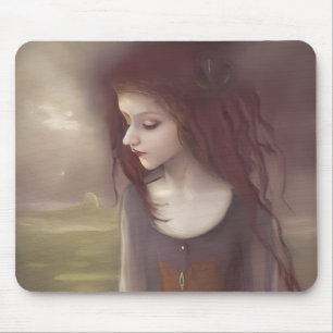 Whimsical Fantasy Little Fairy Mousepad