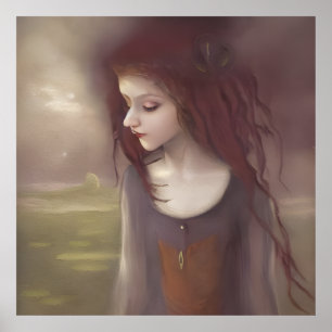 Whimsical Fantasy Little Fairy Poster