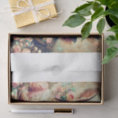 Whimsical Fantasy Mad Hatter Rabbit Tea Decoupage Seidenpapier (Geschenk)