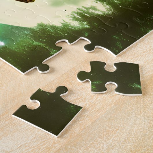 Whimsical Fantasy Mushroom House - Moon Puzzle (Seite)