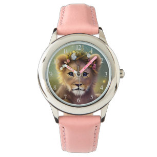 Whimsical Fantasy Niedliche Kawaii-Babylionenkuppe Armbanduhr