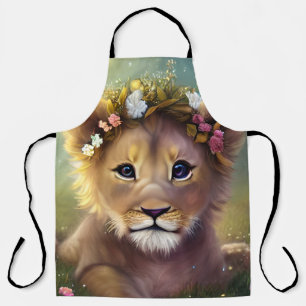 Whimsical Fantasy Niedliche Kawaii-Babylionenkuppe Schürze