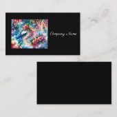 Whimsical Fantasy Unicorn Visitenkarte (Vorne/Hinten)