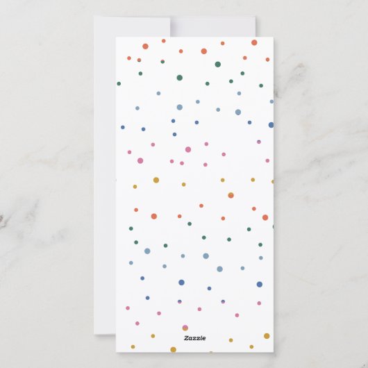 Whimsical farbenfroh frohe Weihnachten Volles Foto (Rückseite)