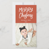 Whimsical farbenfroh Weihnachten Foto Feiertag C (Vorderseite)