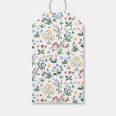 Whimsical farbenfrohe Blume Hochzeit Danke Geschenkanhänger (Vorderseite)