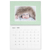 Whimsical farbenfrohe Muster Family Foto Kalender (Mär 2026)
