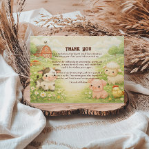 Whimsical Farm Friends Storybook Kids Birthday