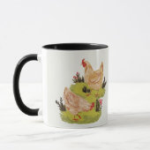 Whimsical Farm Hens Mug Tasse (Links)