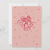 Whimsical Favorite Things Weihnachts-Party Einladung (Rückseite)