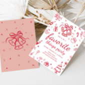 Whimsical Favorite Things Weihnachts-Party Einladung