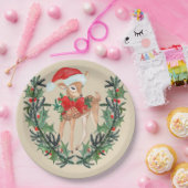 Whimsical Fawn Kreath Pappteller (Party)