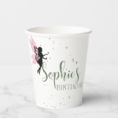 Whimsical Fee Geburtstagsparty Pappbecher (Vorderseite)