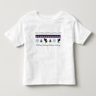 Whimsical , Fee , Santa, Saitenlichter, Schnee Kleinkind T-shirt