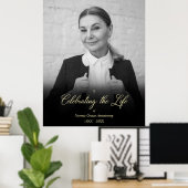 Whimsical feiert die Beerdigung des Life Foto Poster (Heimbüro)