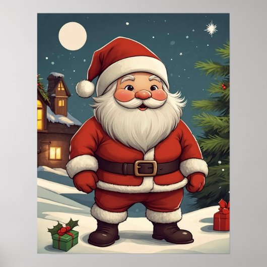 Whimsical Festivals Weihnachten Weihnachten Illust Poster (Vorne)