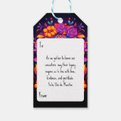 🌹 Whimsical Fiesta: Sugar Skull Serenade 🌹 Geschenkanhänger (Rückseite)