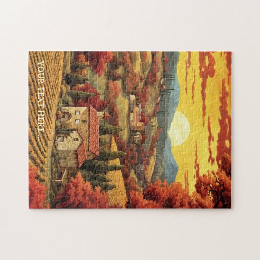 Whimsical Fine Art Toskana Italien Puzzle (Horizontal)