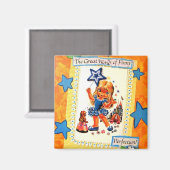 Whimsical Finny - Vintag Magnet (Vorderseite/Rückseite)