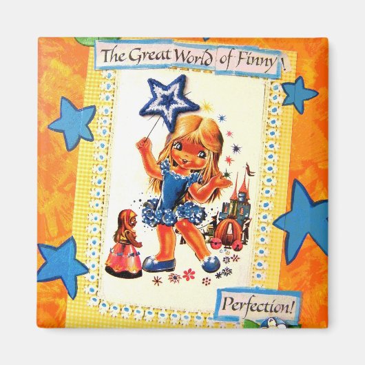 Whimsical Finny - Vintag Magnet (Vorne)