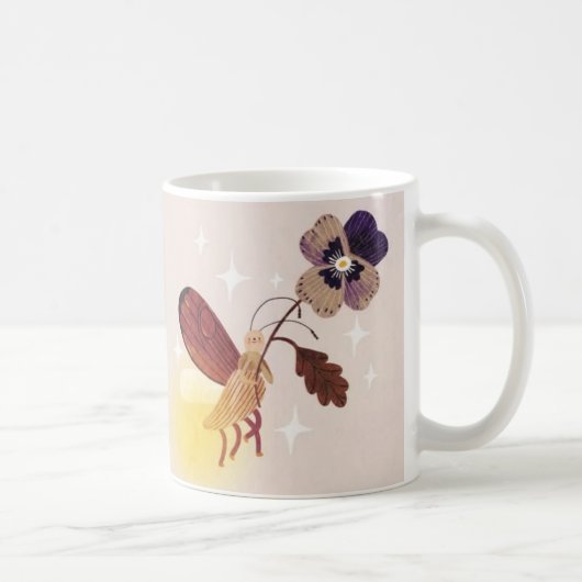 Whimsical Firefly Fairy Mug Kaffeetasse (Rechts)