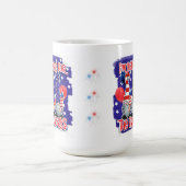 Whimsical Fireworks Gnomes Kaffeetasse (Mittel)