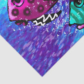 Whimsical Fish Trio Funky Decoupage Seidenpapier (Ausschnitt)